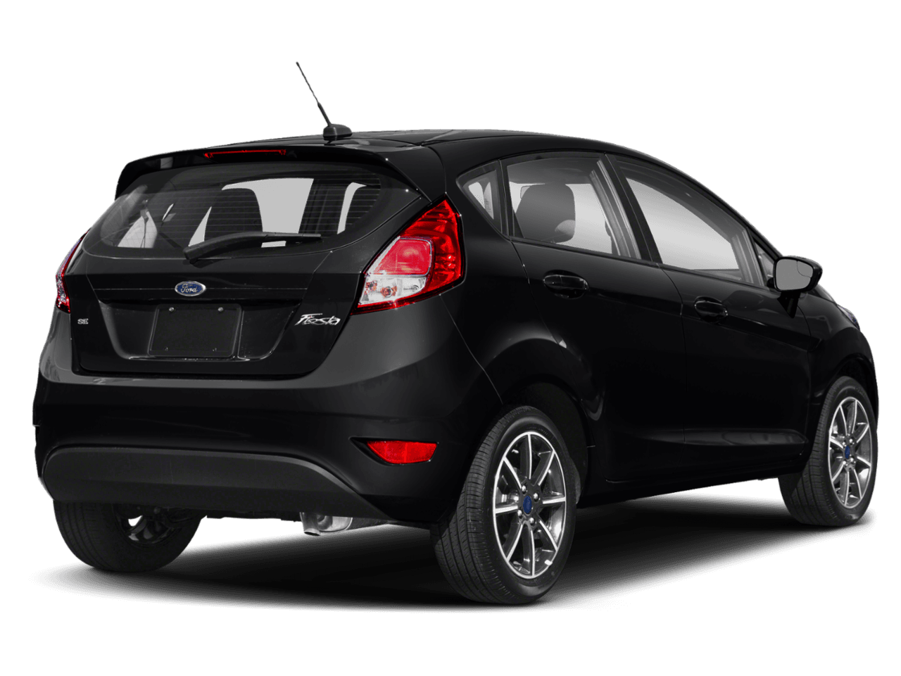 2018 Ford Fiesta SE Hatch - Rear 3/4, facing to the right