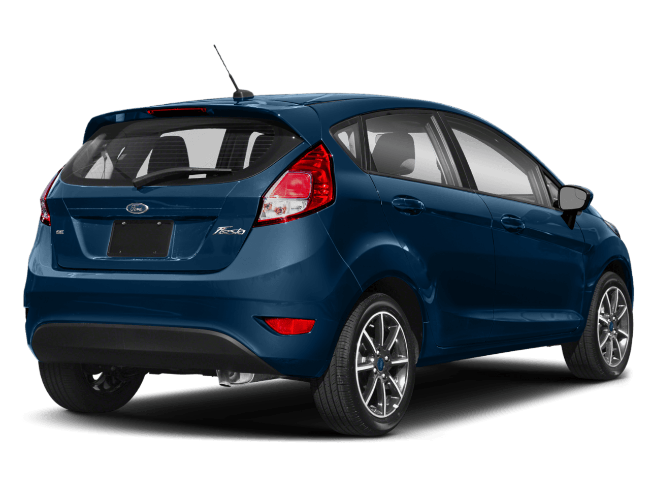 2018 Ford Fiesta SE Hatch - Rear 3/4, facing to the right