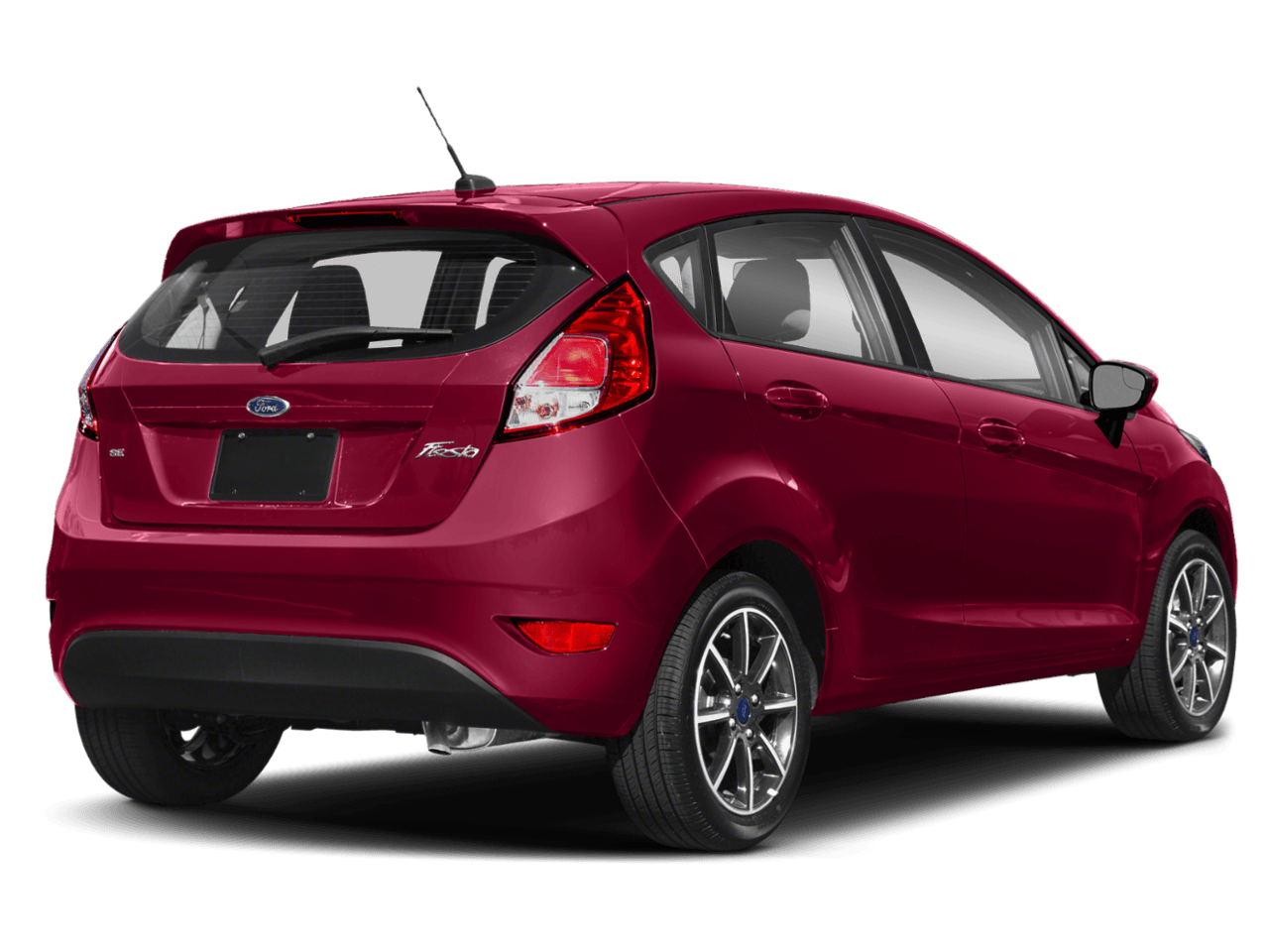 2018 Ford Fiesta SE Hatch - Rear 3/4, facing to the right