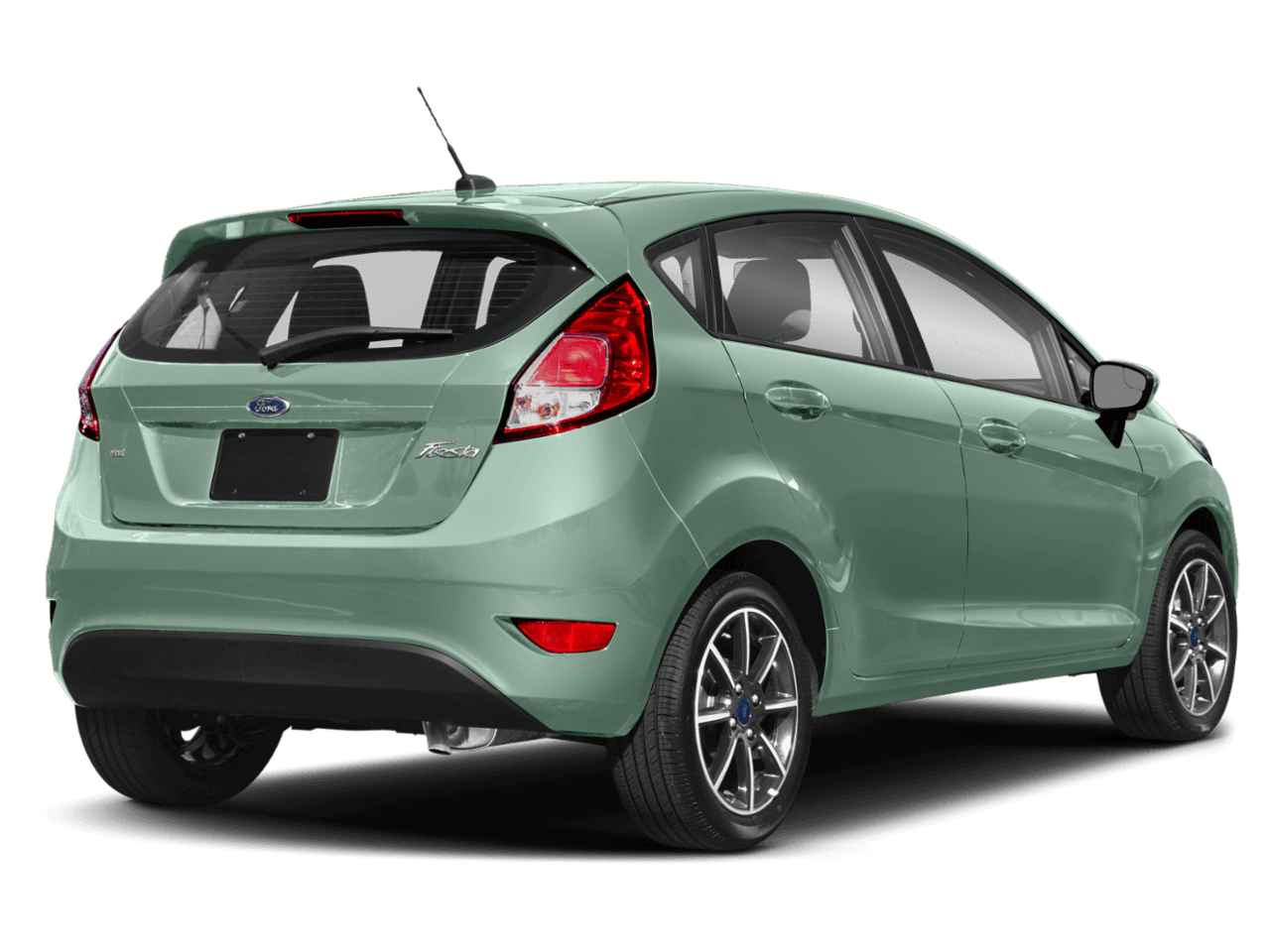 2018 Ford Fiesta SE Hatch - Rear 3/4, facing to the right