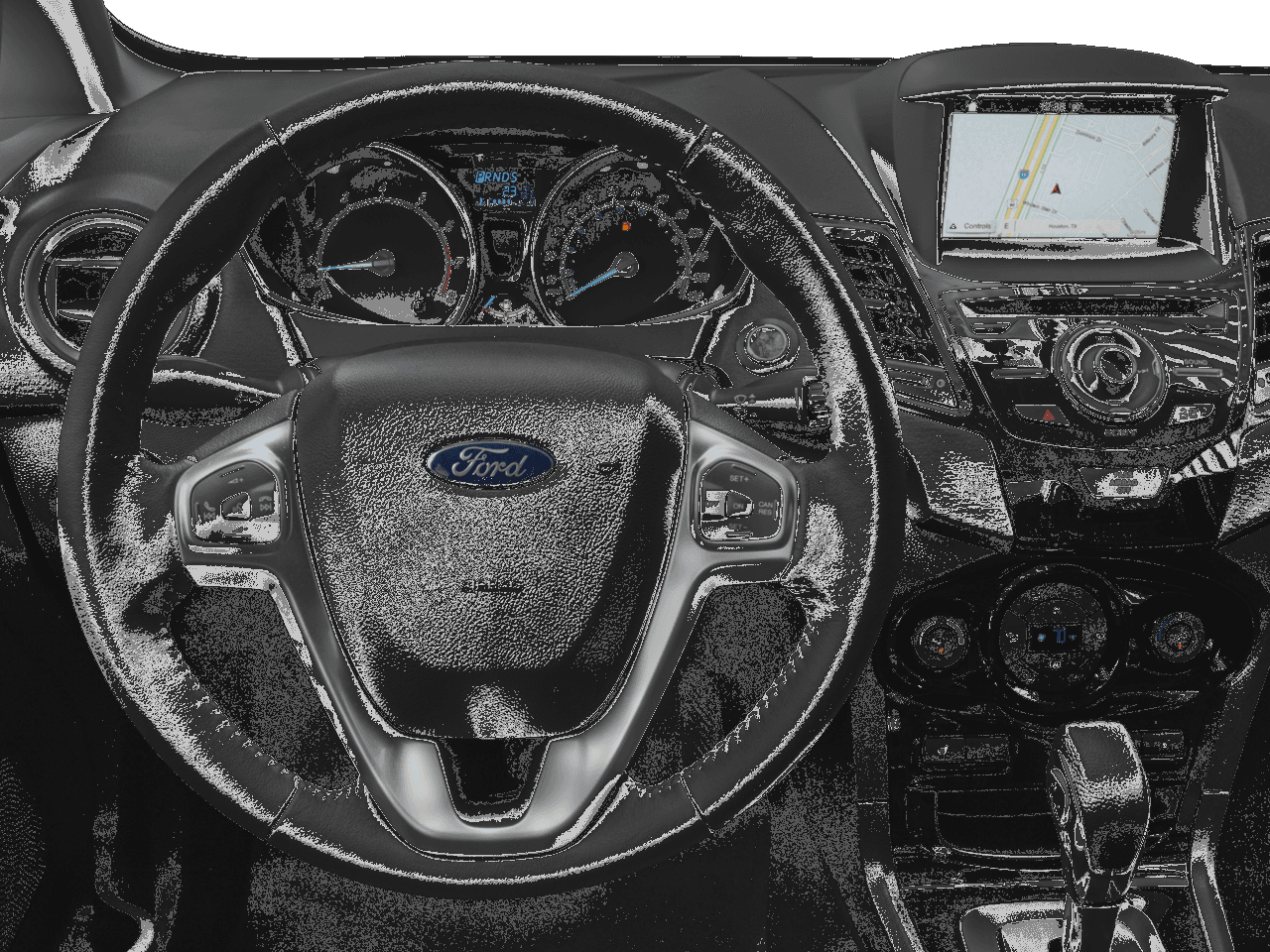 2018 Ford Fiesta Titanium Hatch - Interior Drivers Dash