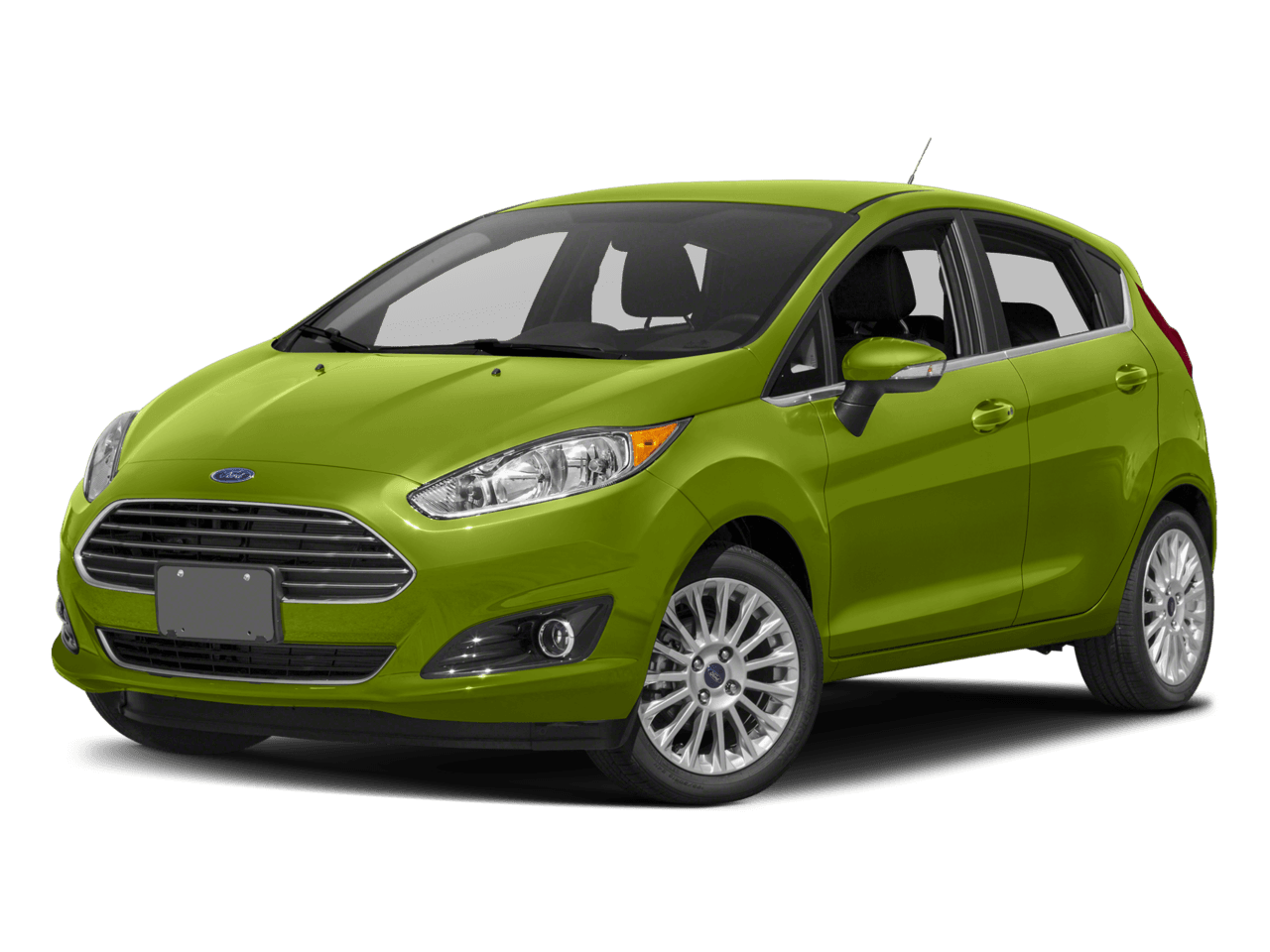 2018 Ford Fiesta Titanium Hatch - Front 3/4, facing to the left