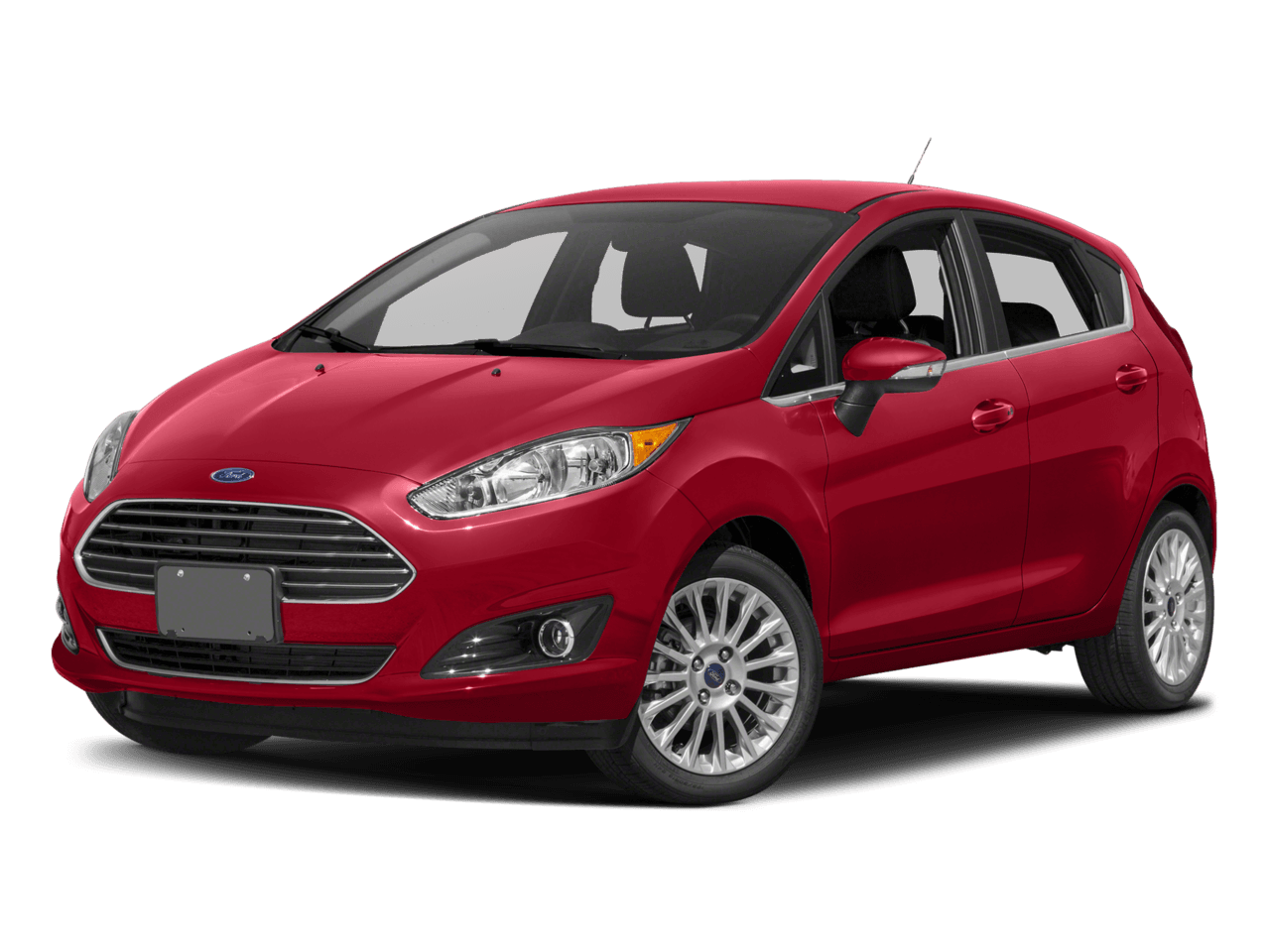 2018 Ford Fiesta Titanium Hatch - Front 3/4, facing to the left