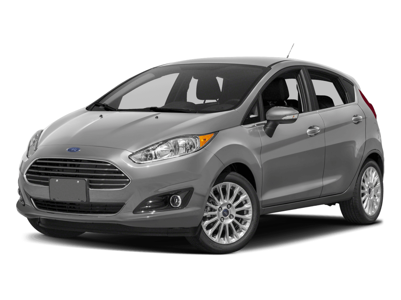 2018 Ford Fiesta Titanium Hatch - Front 3/4, facing to the left