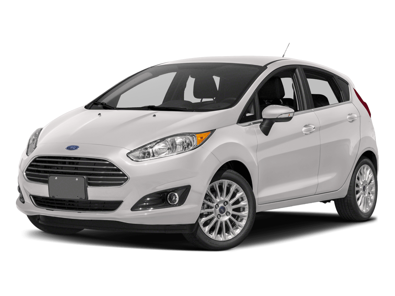 2018 Ford Fiesta Titanium Hatch - Front 3/4, facing to the left