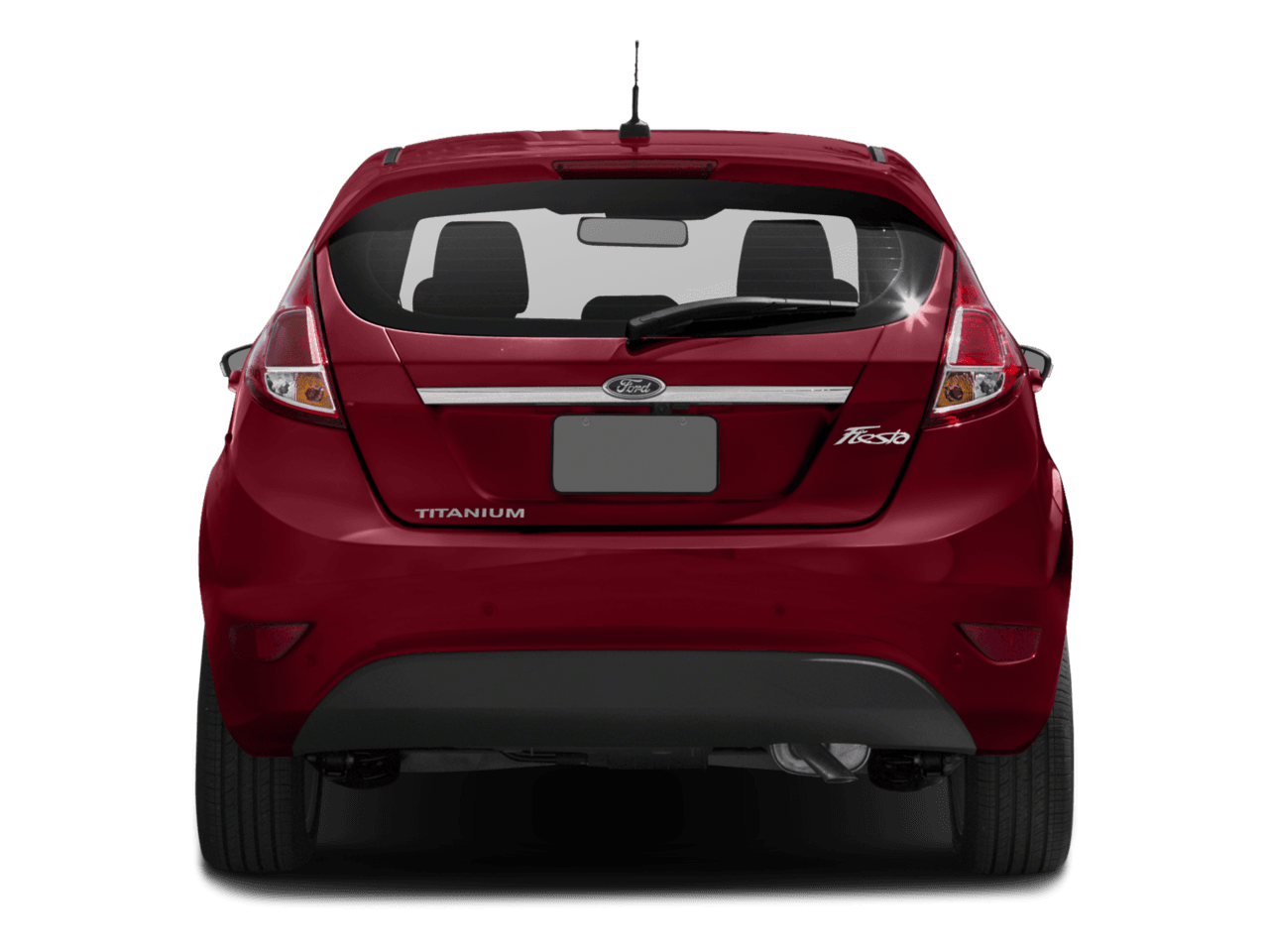 2018 Ford Fiesta Titanium Hatch - Rear (full)