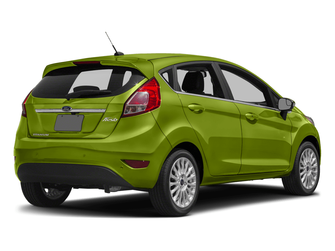 2018 Ford Fiesta Titanium Hatch - Rear 3/4, facing to the right