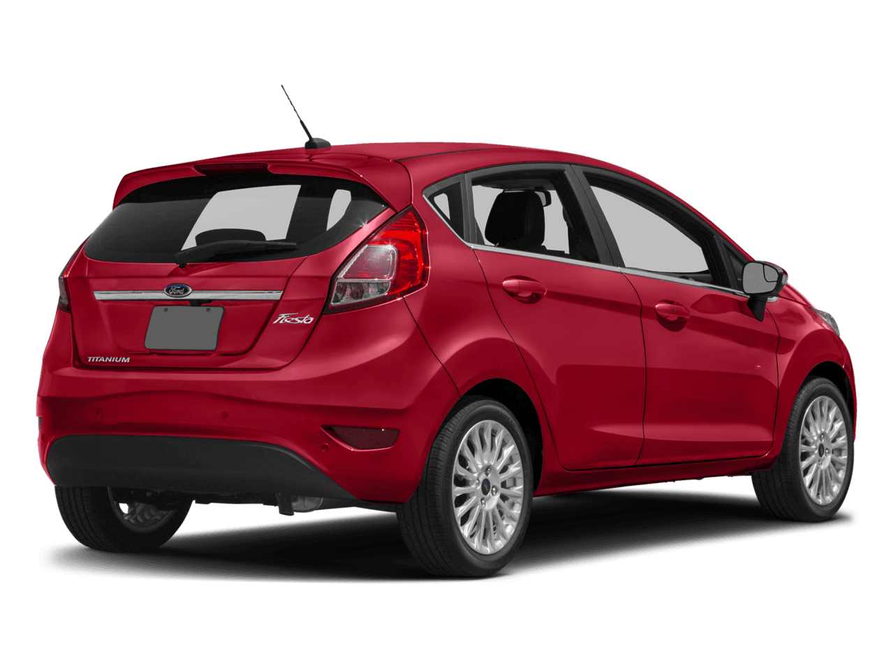 2018 Ford Fiesta Titanium Hatch - Rear 3/4, facing to the right