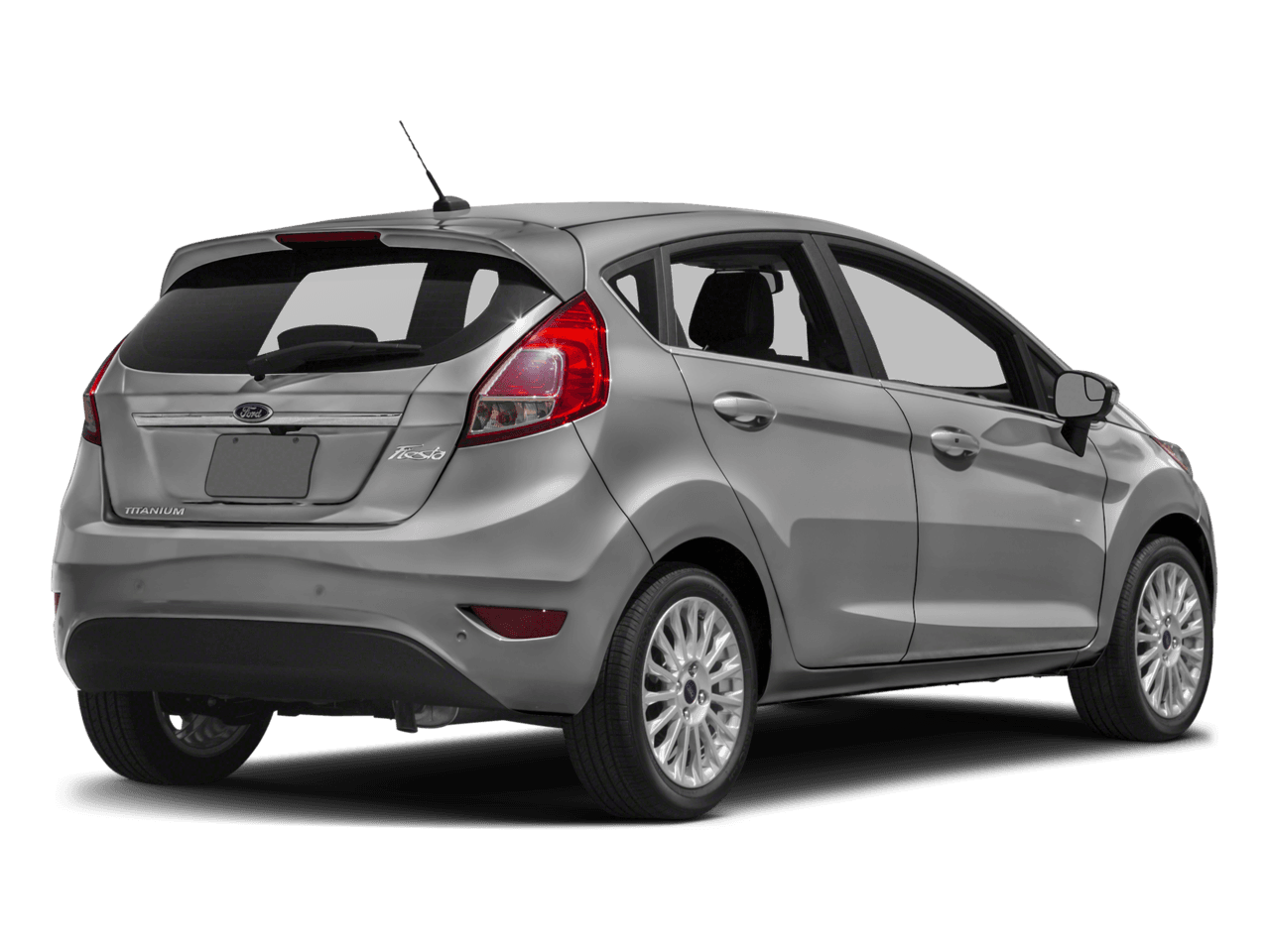 2018 Ford Fiesta Titanium Hatch - Rear 3/4, facing to the right