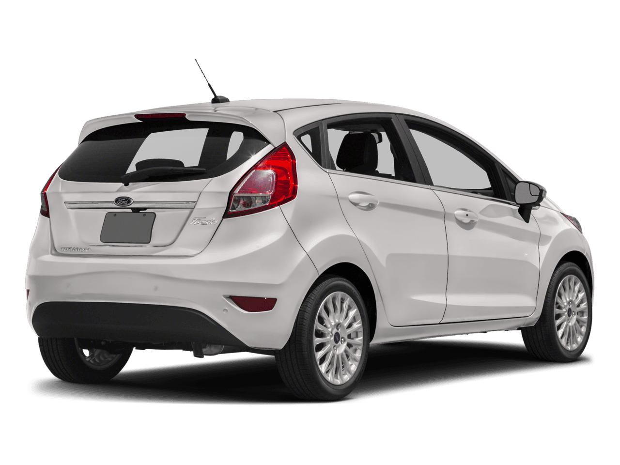 2018 Ford Fiesta Titanium Hatch - Rear 3/4, facing to the right
