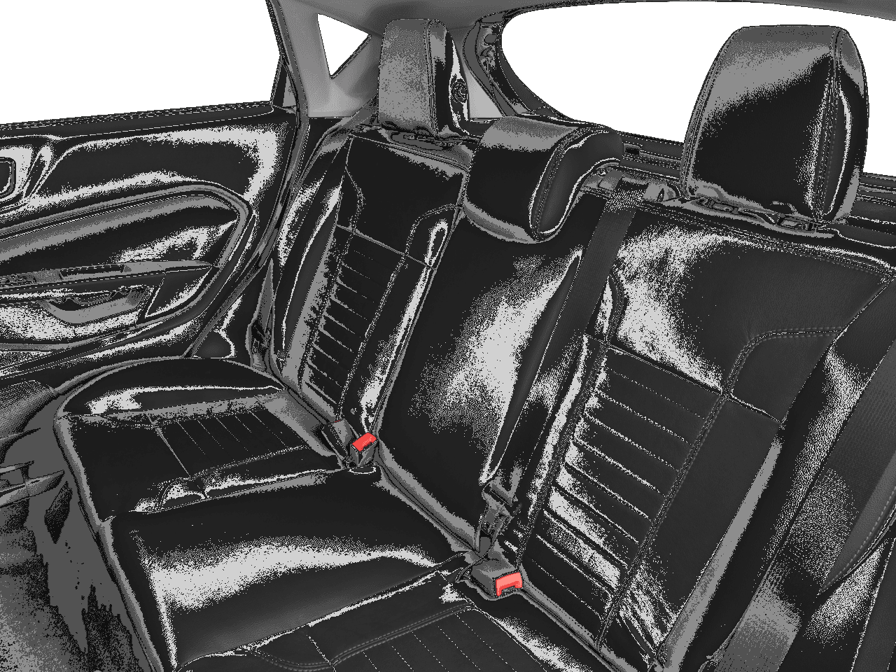 2018 Ford Fiesta Titanium Hatch - Interior Rear seats