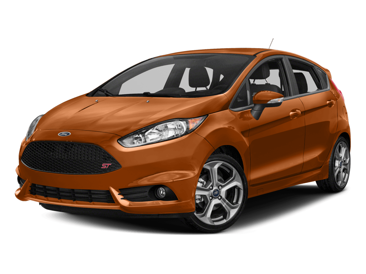 2018 Ford Fiesta ST Hatch - Front 3/4, facing to the left