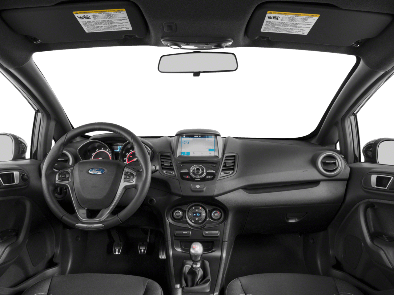 2018 Ford Fiesta ST Hatch - Interior Full Dash Basic