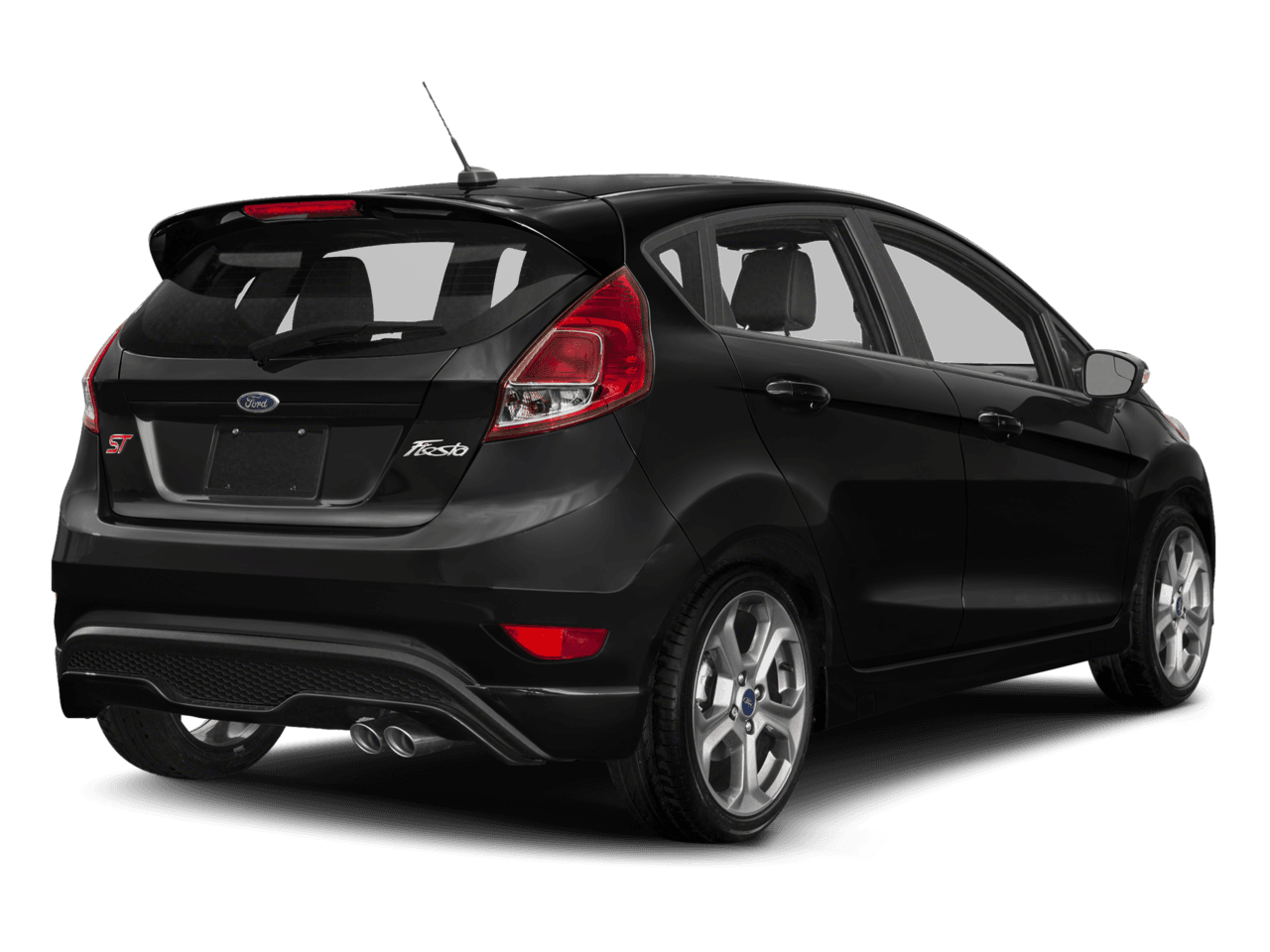 2018 Ford Fiesta ST Hatch - Rear 3/4, facing to the right