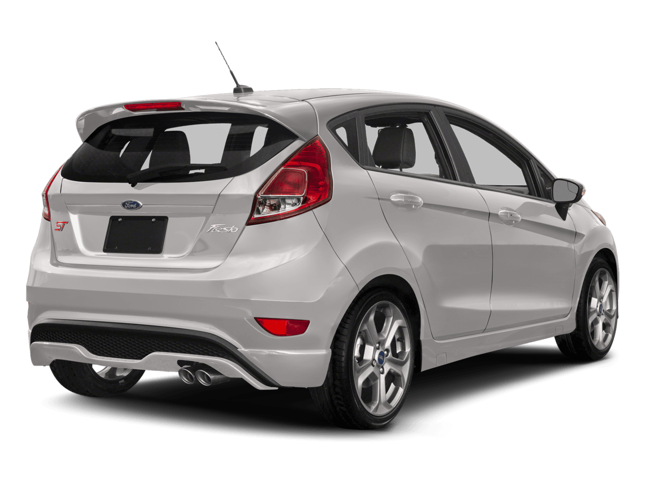 2018 Ford Fiesta ST Hatch - Rear 3/4, facing to the right