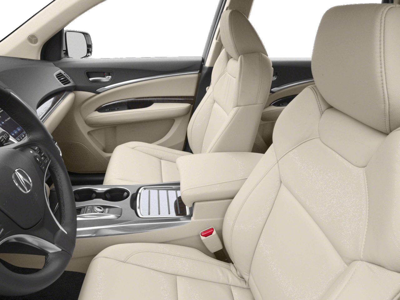 2018 Acura MDX  - Interior Driver's Side with Door Open, Front Seat Feature
