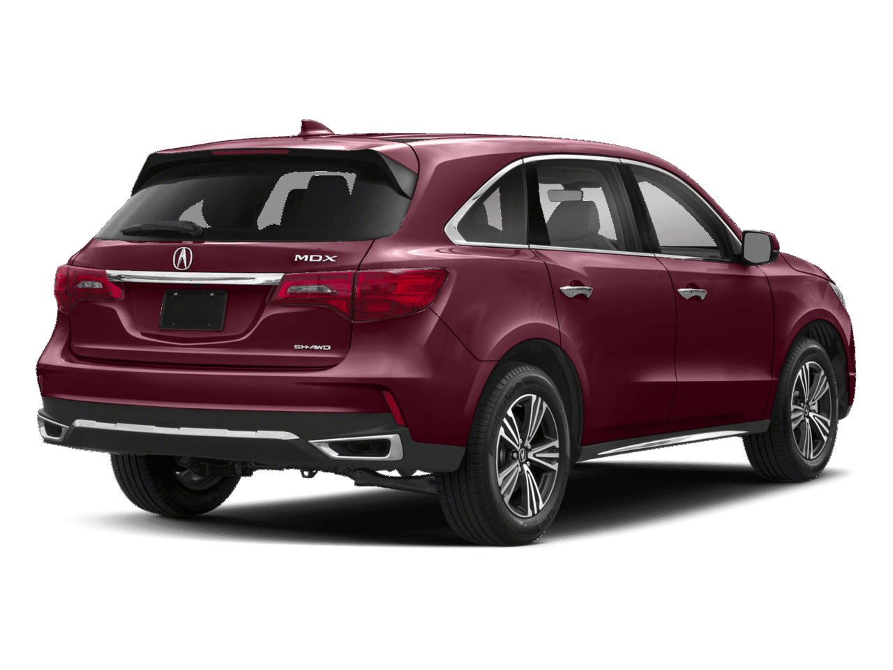 2018 Acura MDX  - Rear 3/4, facing to the right