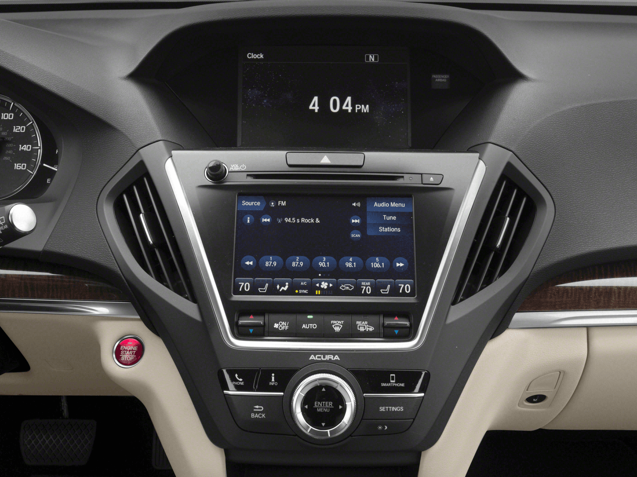 2018 Acura MDX  - Interior Stereo System