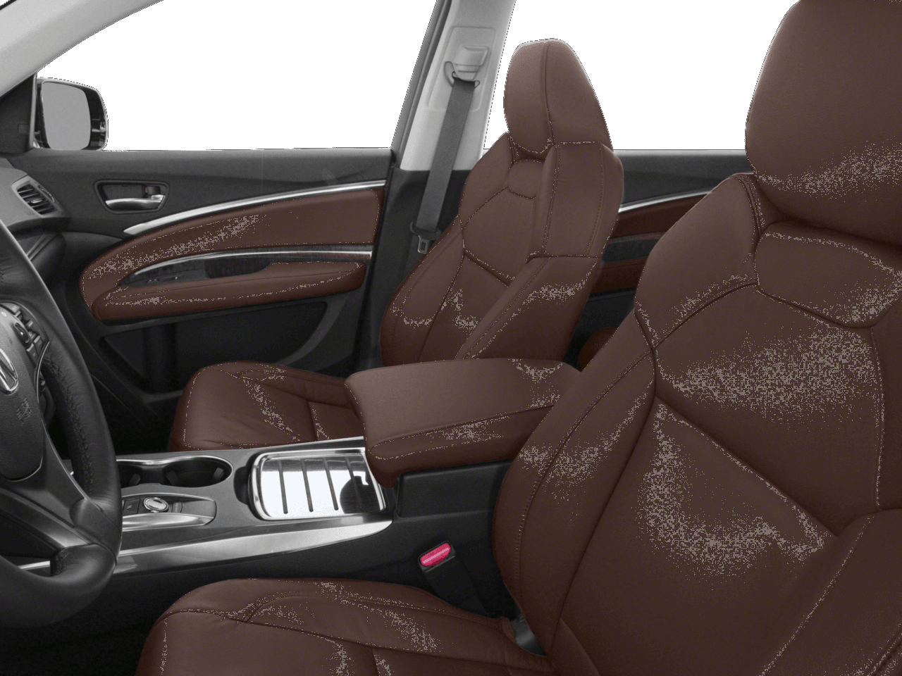 2018 Acura MDX w/Technology Pkg - Interior Driver's Side with Door Open, Front Seat Feature