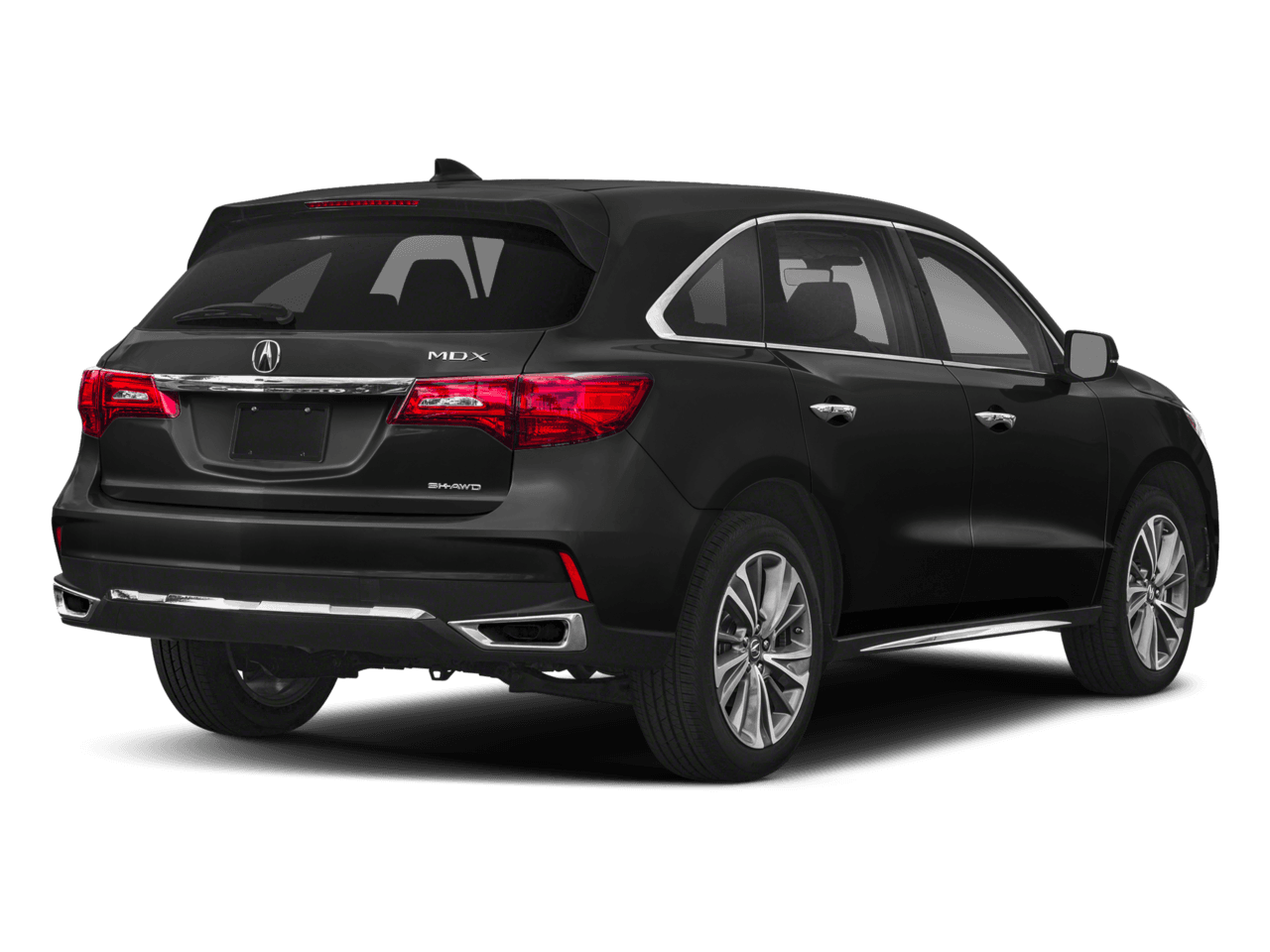 2018 Acura MDX w/Technology/Entertainment Pkg - Rear 3/4, facing to the right