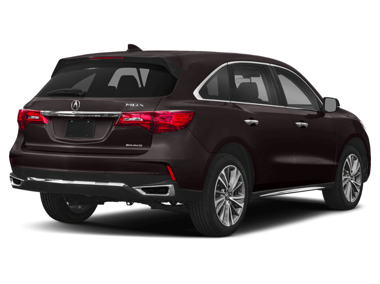 2018 Acura MDX w/Technology/Entertainment Pkg - Rear 3/4, facing to the right
