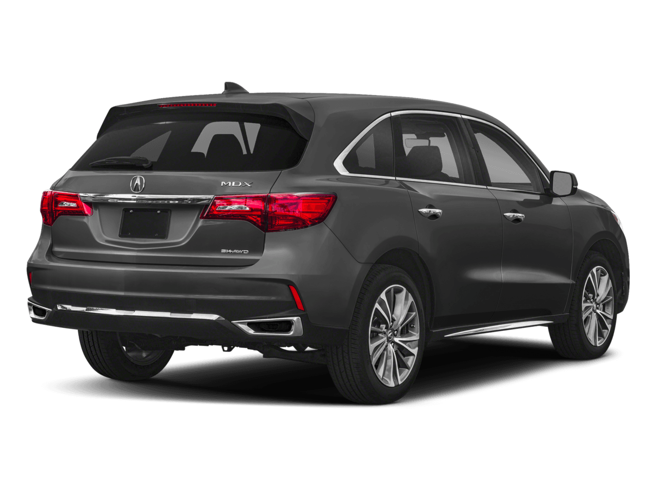 2018 Acura MDX w/Technology/Entertainment Pkg - Rear 3/4, facing to the right