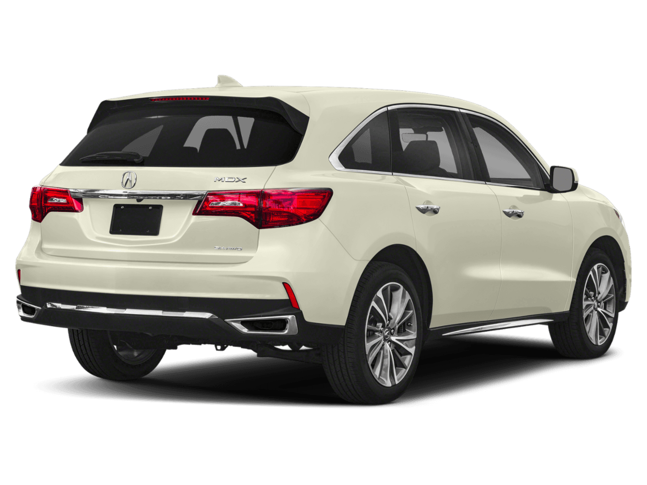 2018 Acura MDX w/Technology/Entertainment Pkg - Rear 3/4, facing to the right