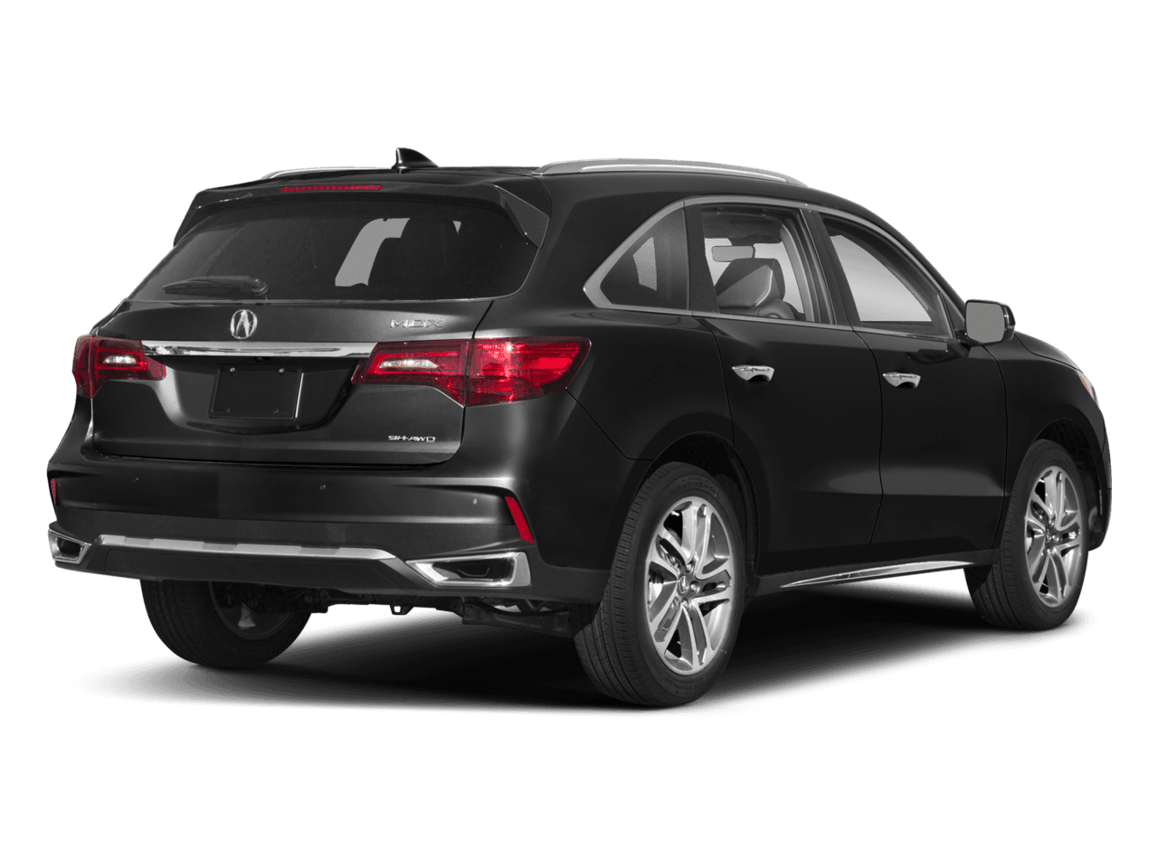 2018 Acura MDX w/Advance Pkg - Rear 3/4, facing to the right