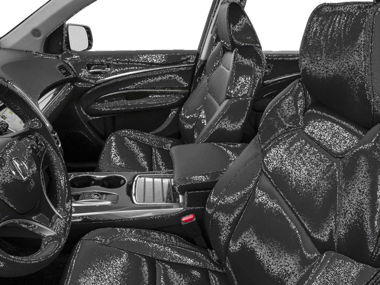 2018 Acura MDX w/Technology Pkg - Interior Driver's Side with Door Open, Front Seat Feature