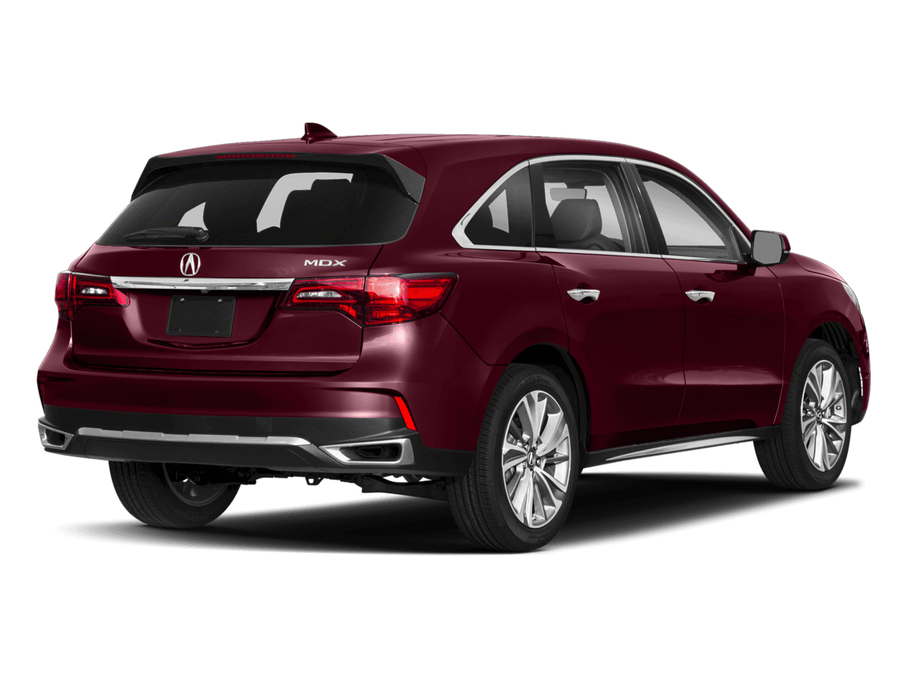 2018 Acura MDX w/Technology Pkg - Rear 3/4, facing to the right