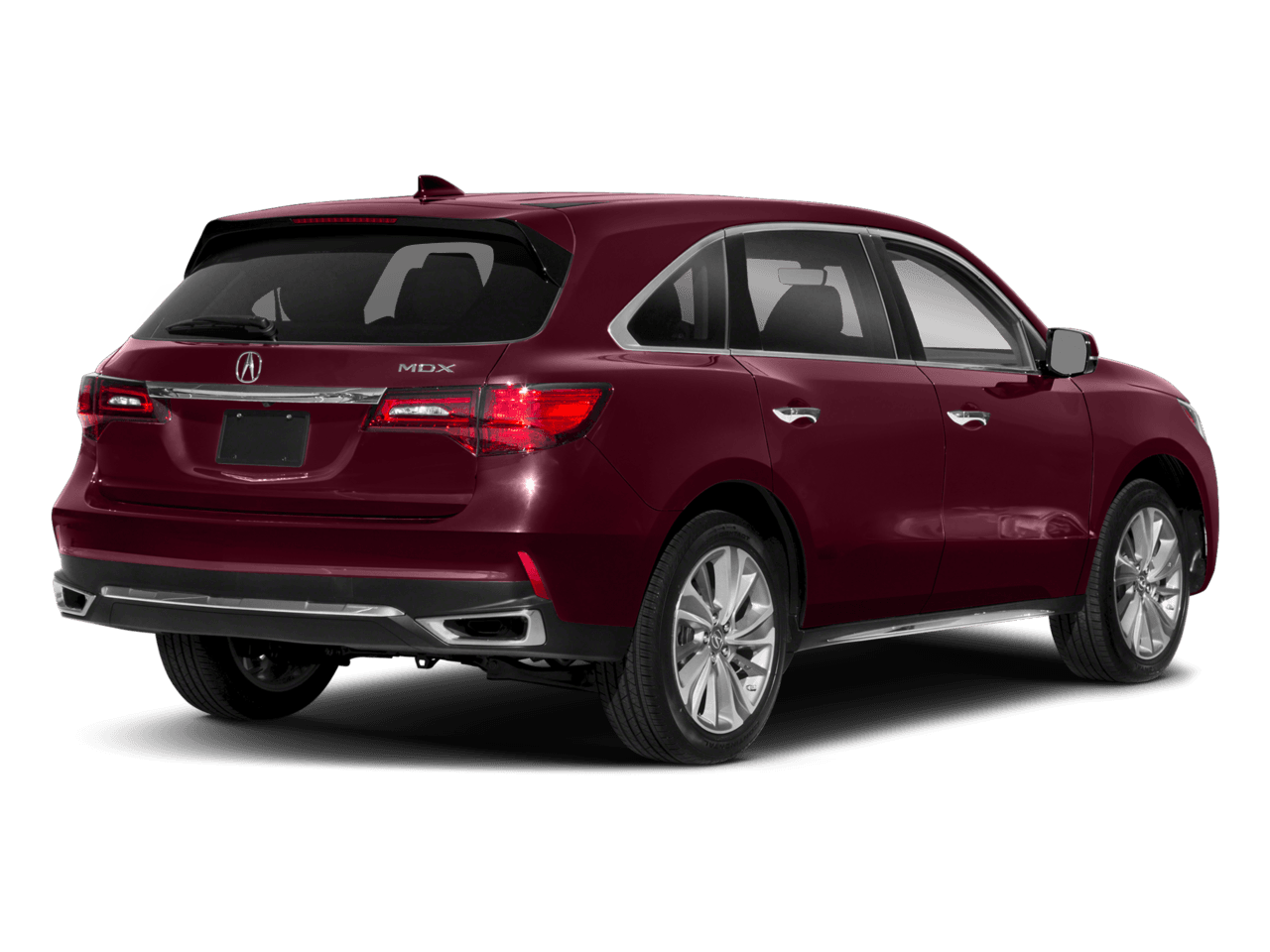 2018 Acura MDX w/Technology/Entertainment Pkg - Rear 3/4, facing to the right