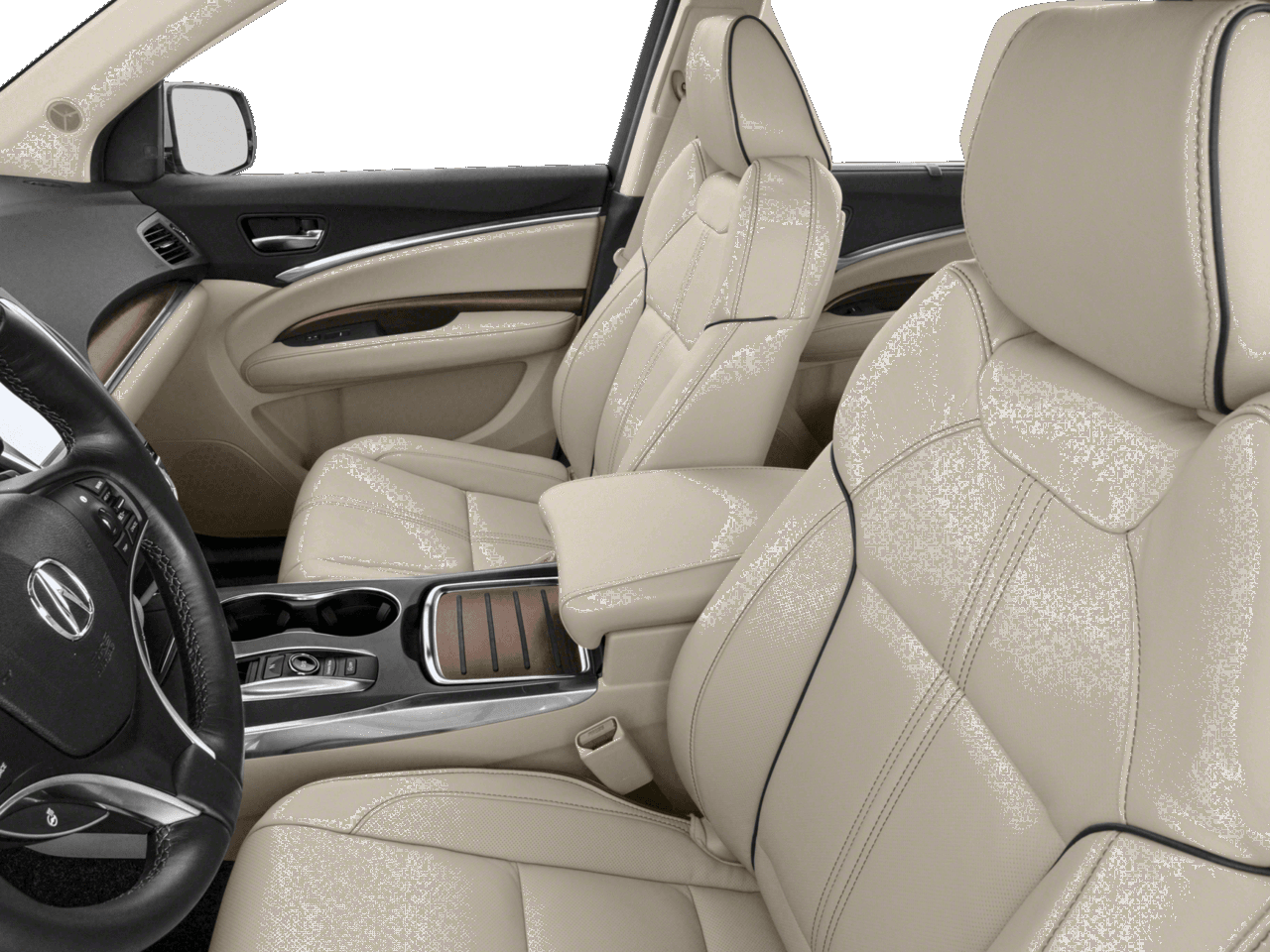 2018 Acura MDX w/Advance Pkg - Interior Driver's Side with Door Open, Front Seat Feature