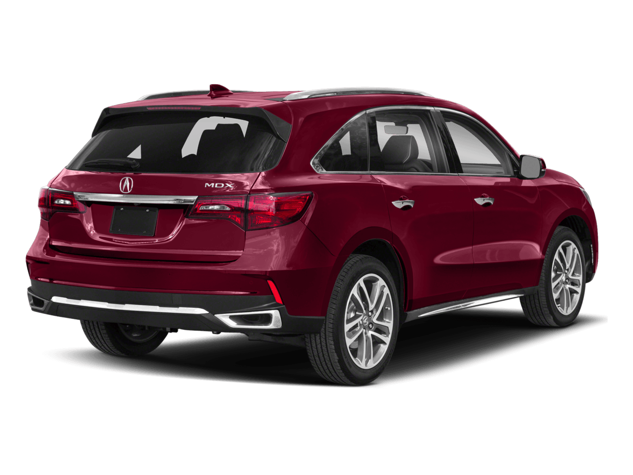 2018 Acura MDX w/Advance/Entertainment Pkg - Rear 3/4, facing to the right