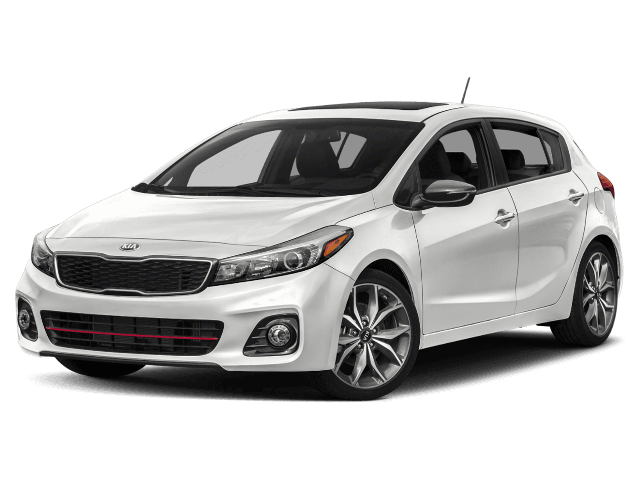 2018 Kia Forte5 LX - Front 3/4, facing to the left