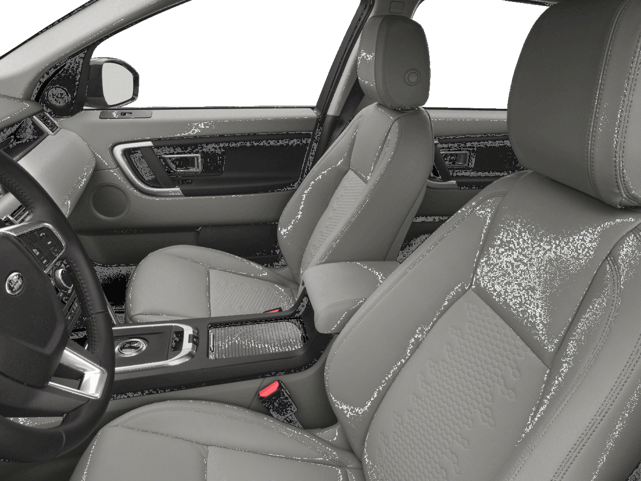 2018 Land Rover Discovery Sport HSE - Interior Driver's Side with Door Open, Front Seat Feature