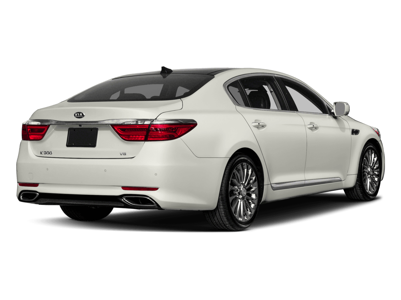 2018 Kia K900 Luxury - Rear 3/4, facing to the right