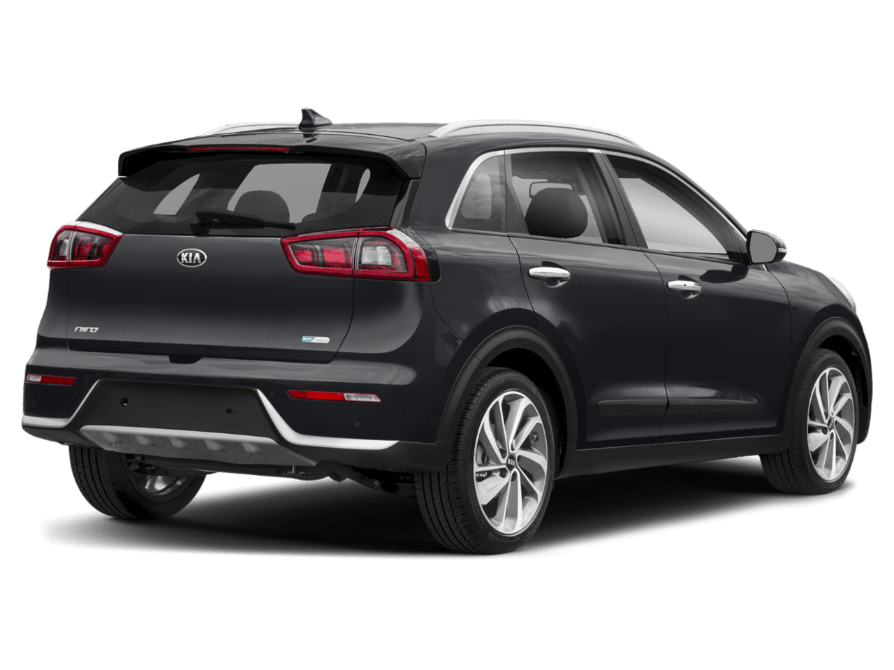 2018 Kia Niro Touring - Rear 3/4, facing to the right