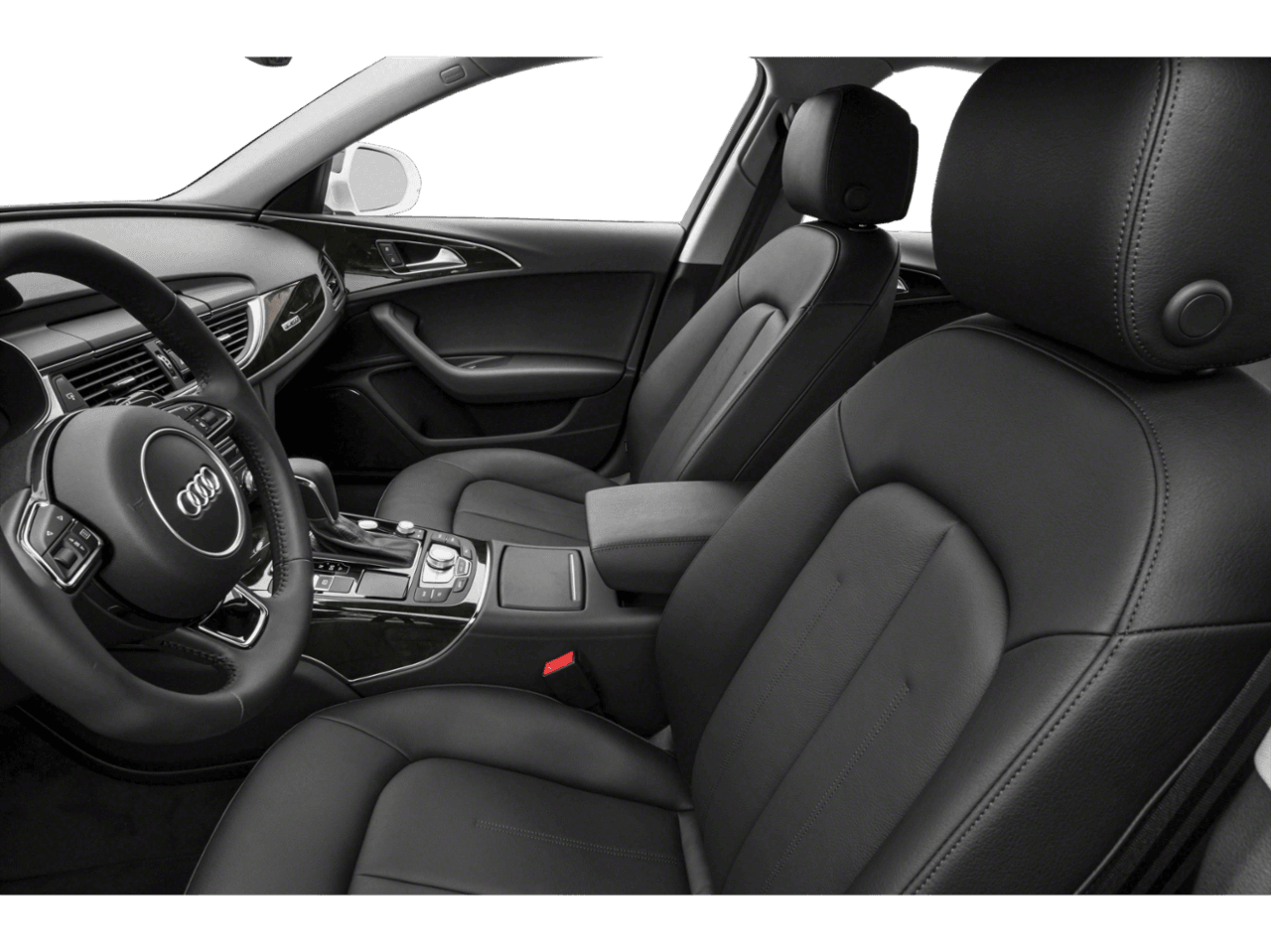 2018 Audi A6 Premium - Interior Driver's Side with Door Open, Front Seat Feature