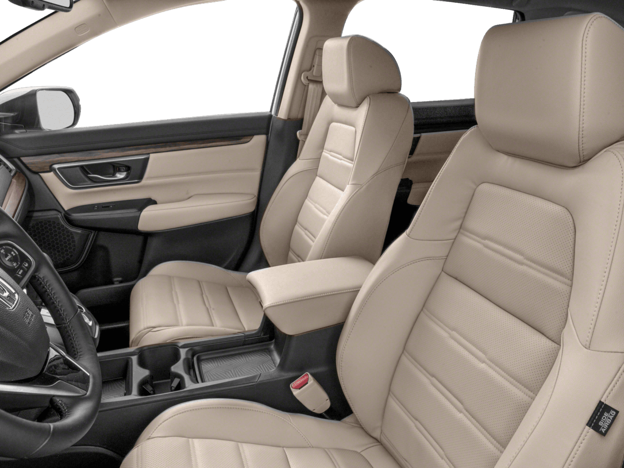 2018 Honda CR-V EX-L - Interior Driver's Side with Door Open, Front Seat Feature