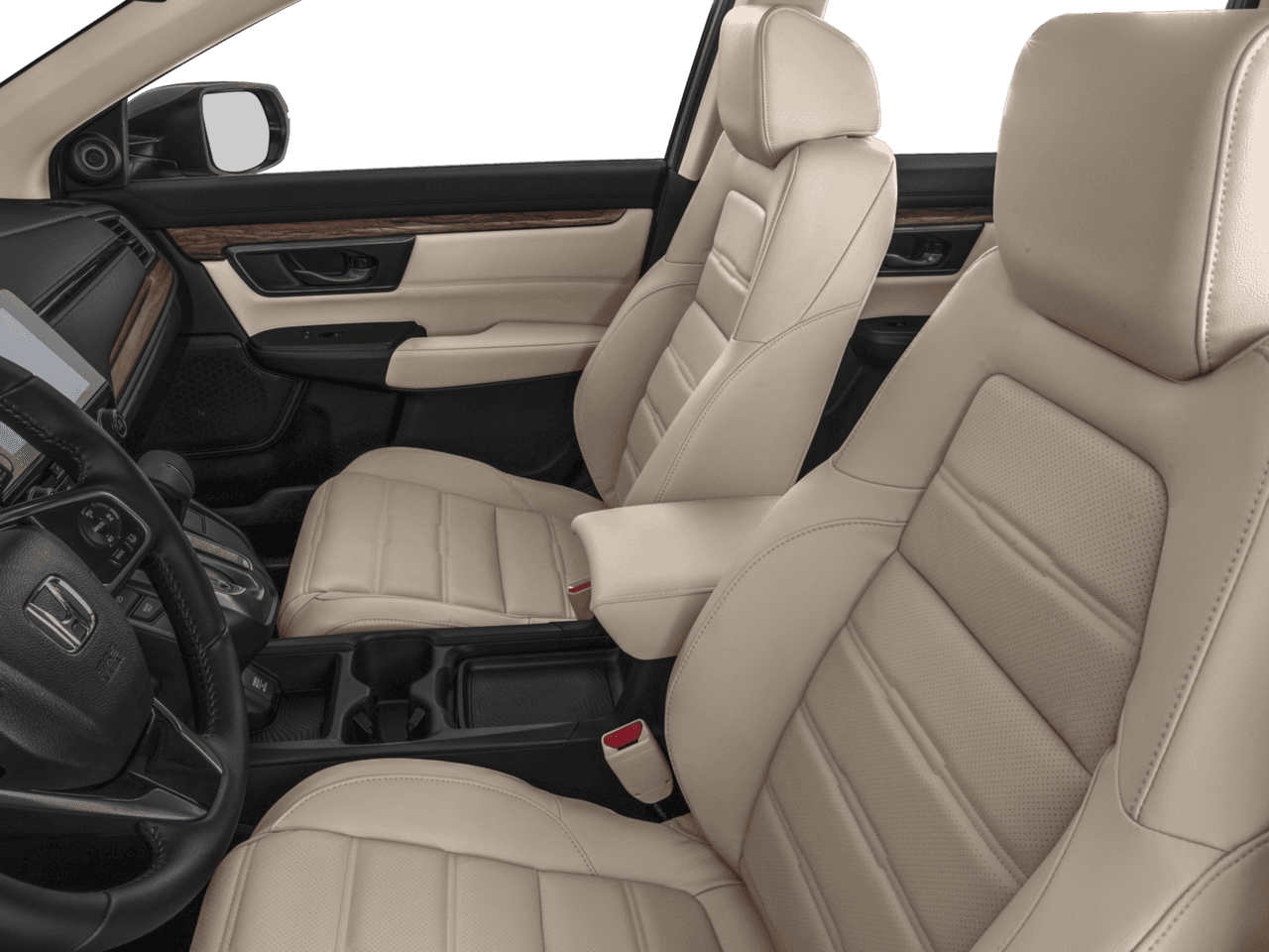 2018 Honda CR-V Touring - Interior Driver's Side with Door Open, Front Seat Feature