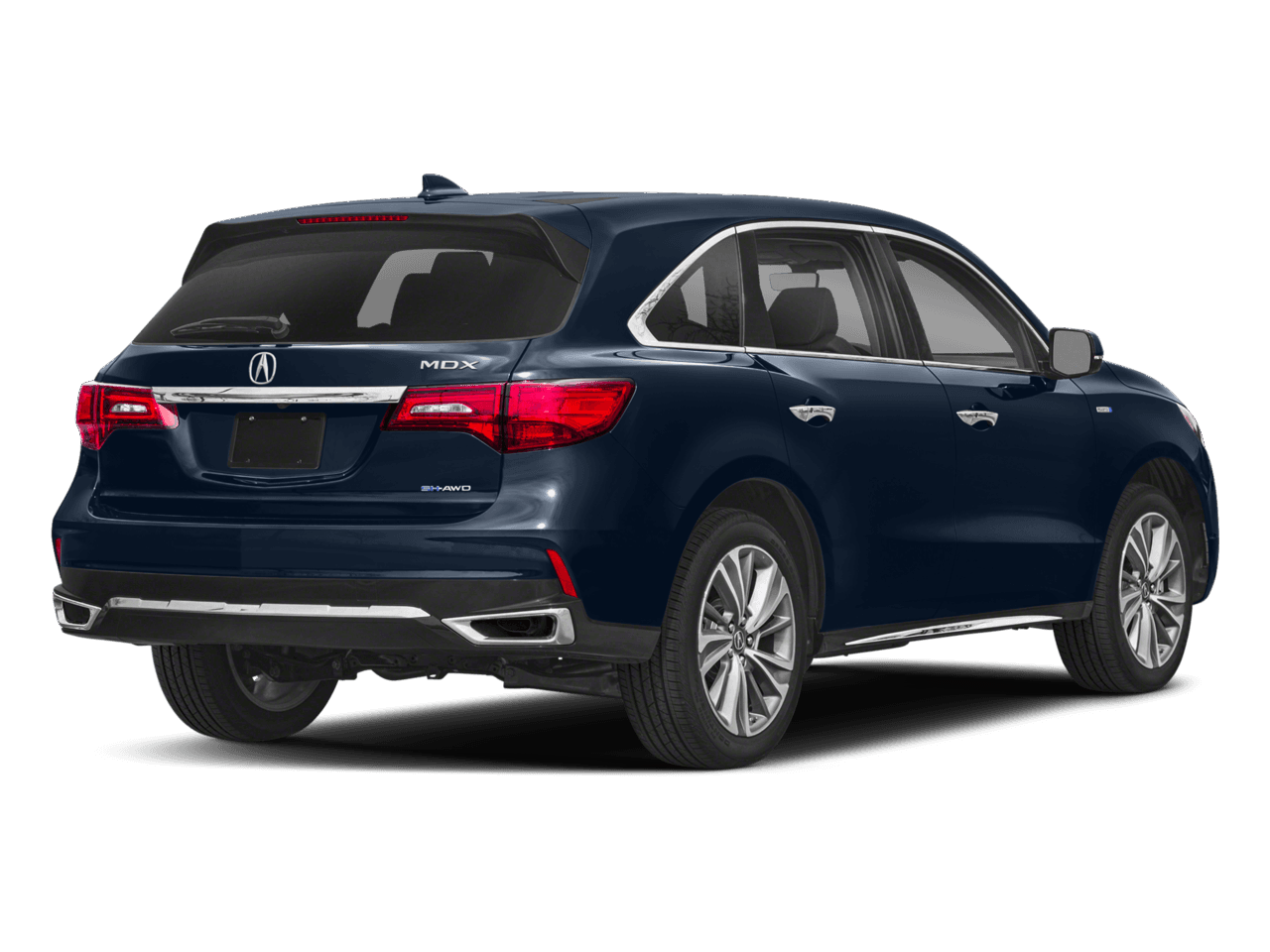 2018 Acura MDX Sport Hybrid w/Technology Pkg - Rear 3/4, facing to the right