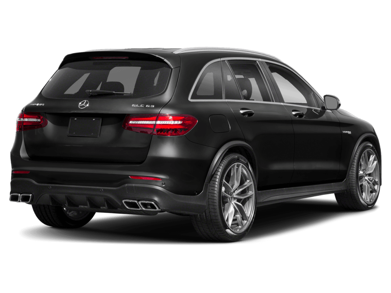 2018 Mercedes-Benz GLC AMG GLC 63 - Rear 3/4, facing to the right