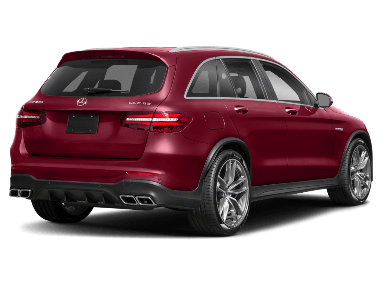 2018 Mercedes-Benz GLC AMG GLC 63 - Rear 3/4, facing to the right