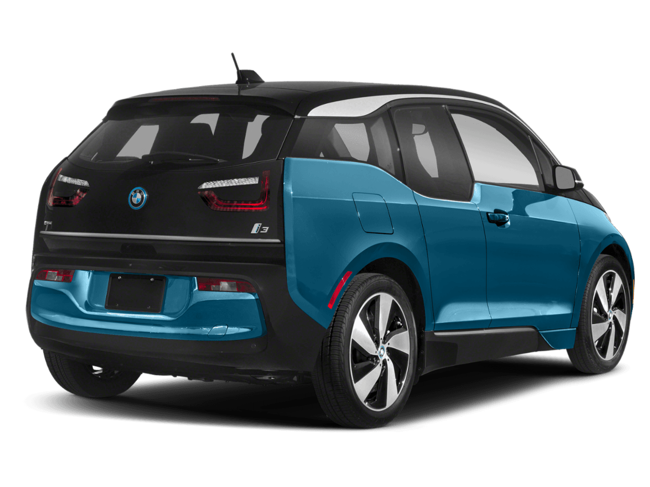 2018 BMW i3  - Rear 3/4, facing to the right