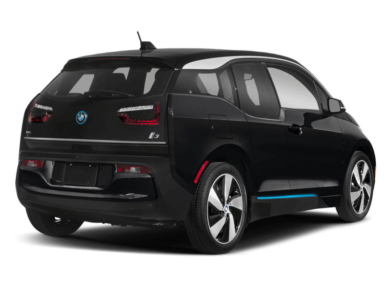 2018 BMW i3  - Rear 3/4, facing to the right