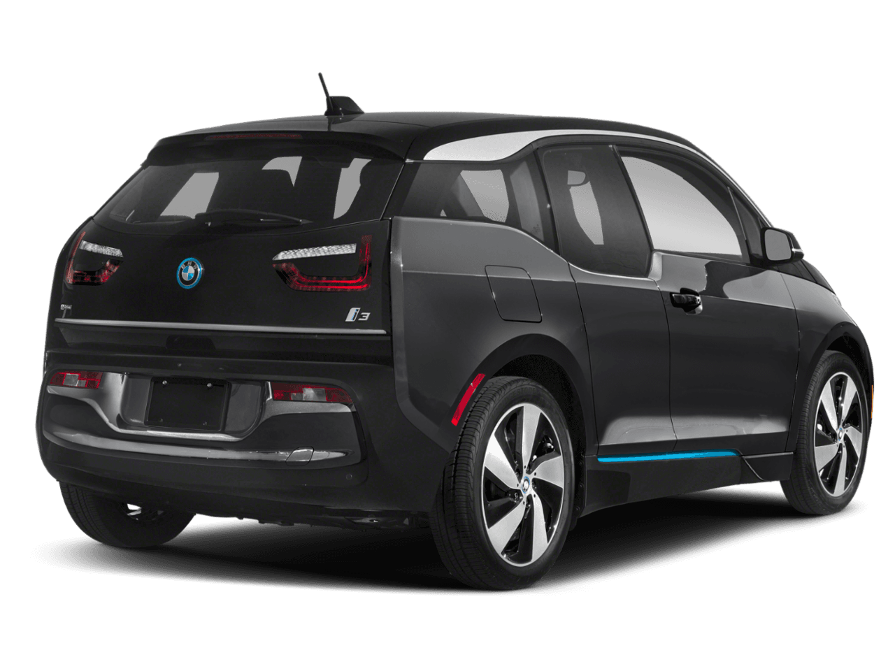 2018 BMW i3  - Rear 3/4, facing to the right
