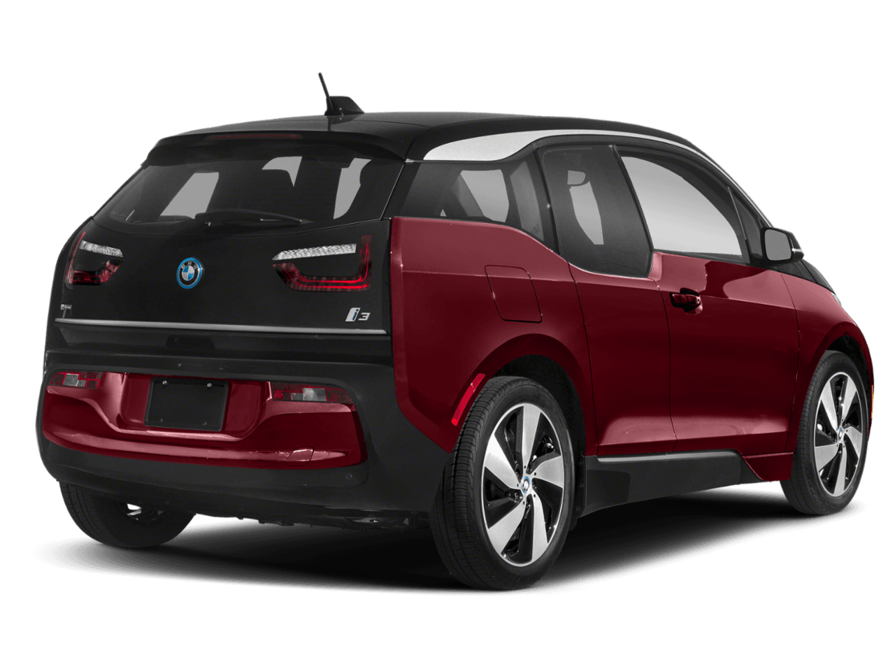 2018 BMW i3  - Rear 3/4, facing to the right