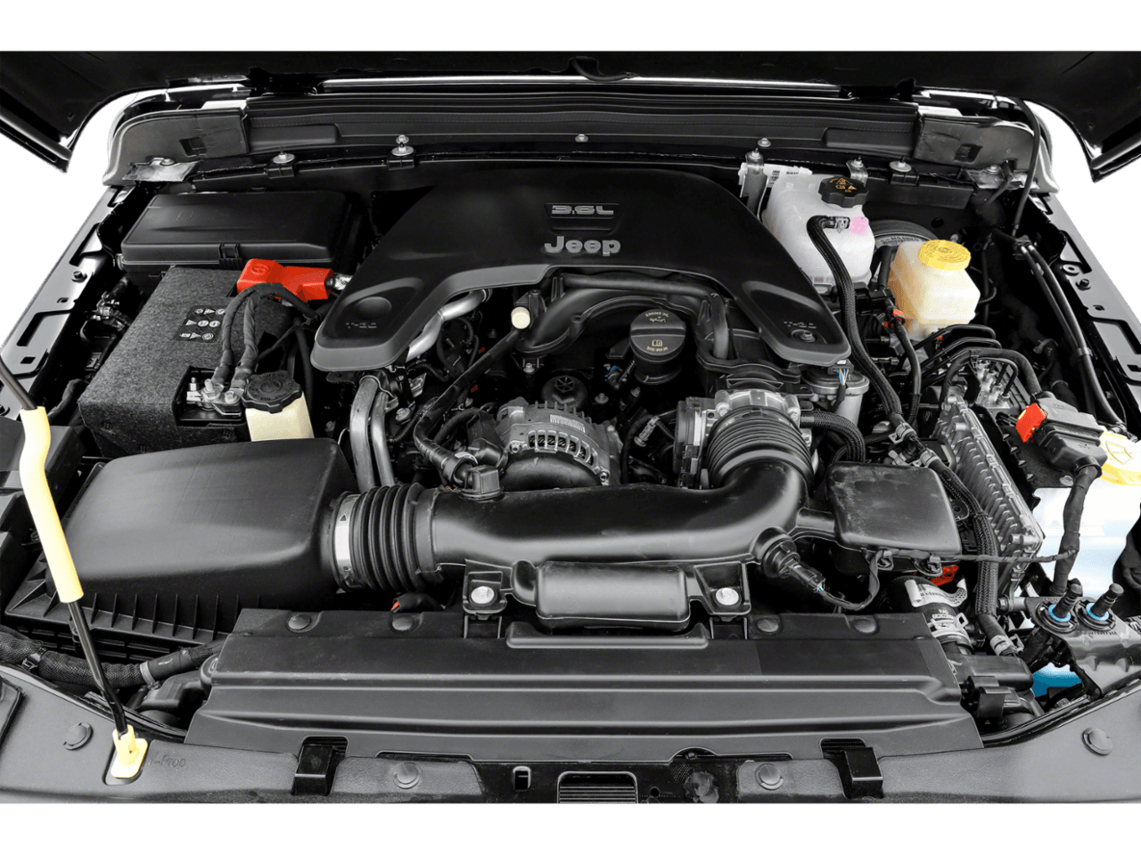 2018 Jeep Wrangler Sport - Interior Engine Shot Feature