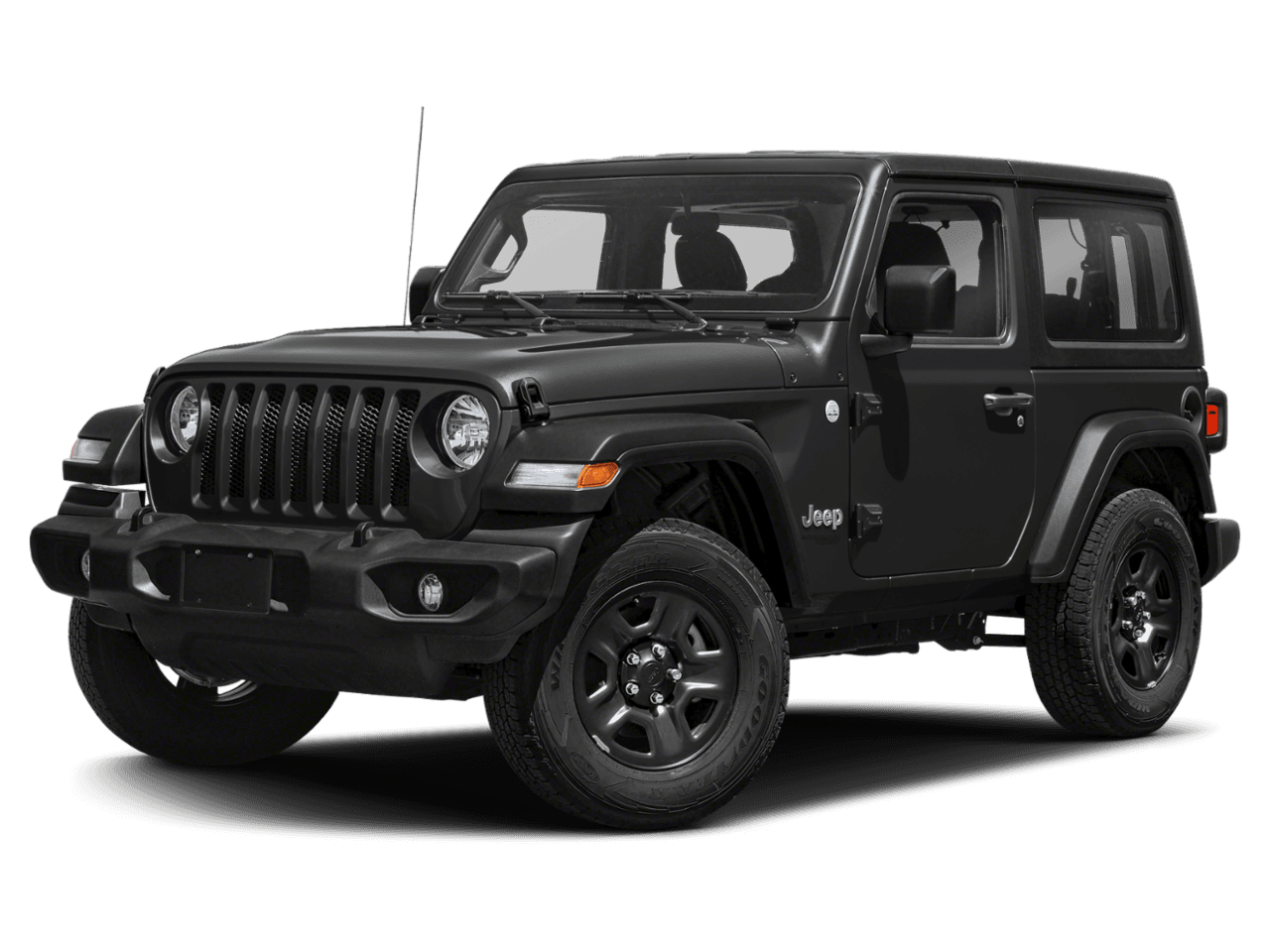 2018 Jeep Wrangler Sport - Front 3/4, facing to the left