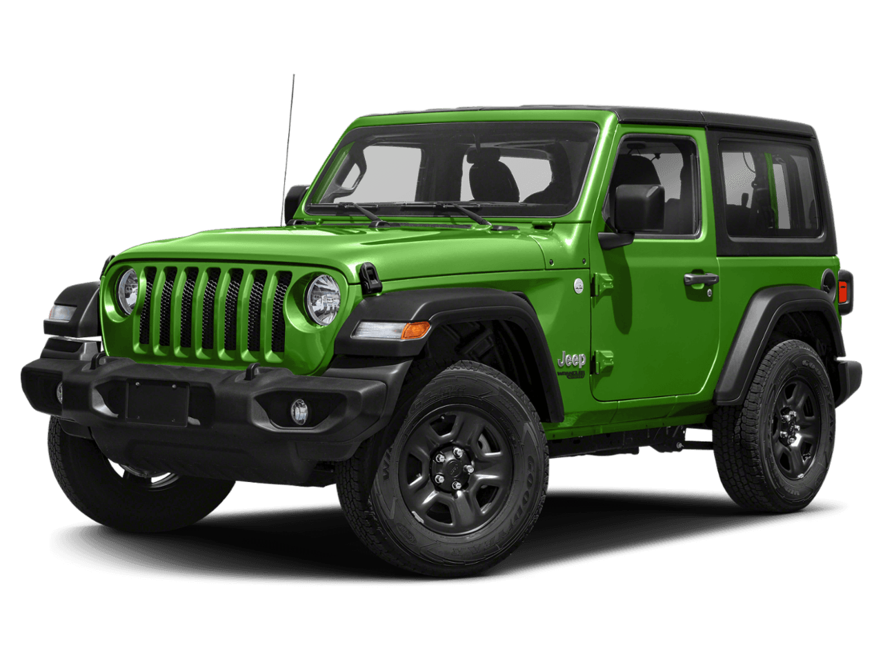 2018 Jeep Wrangler Sport - Front 3/4, facing to the left